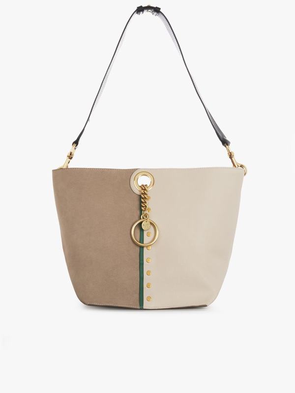 Chloé Tote Mujer Beth Beige Suede,Cowhid QJUH12405